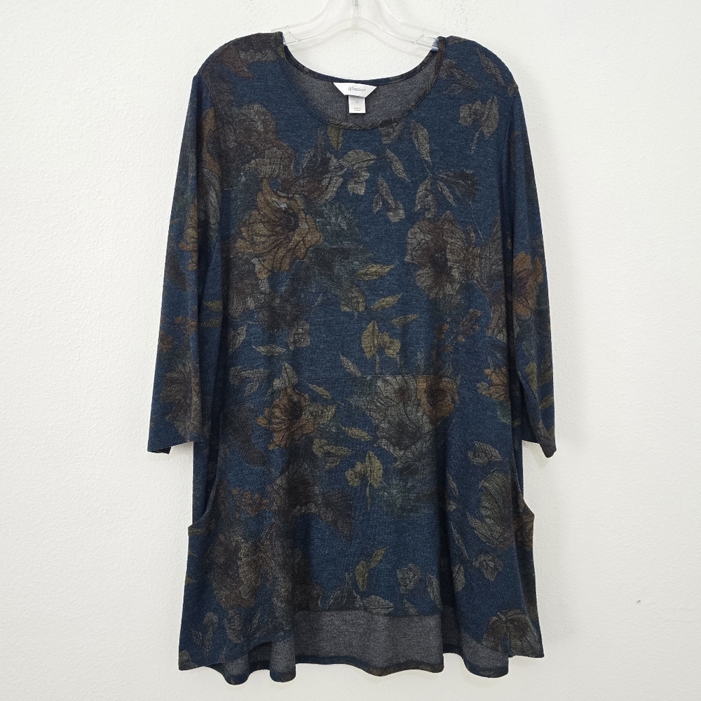 CJ Banks  Floral Tunic Top 1X